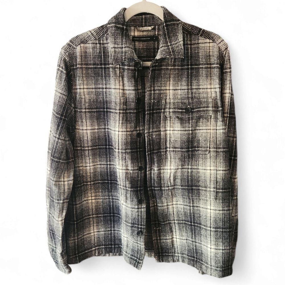 French connection men's shacket S warm grunge fall winter